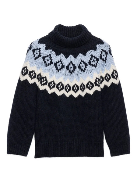  Prada Jersey En Intarsia - Azul 