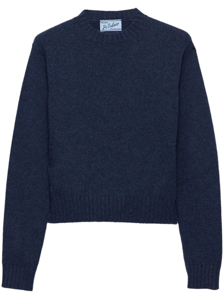  Prada Jersey Re-cashmere De Canalé - Azul 