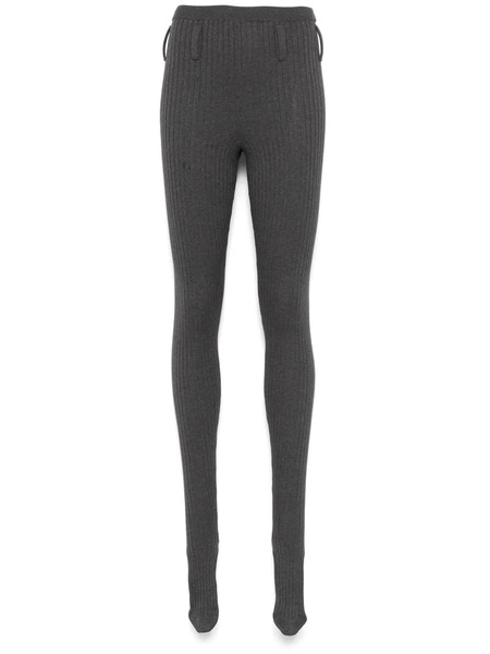  Prada Leggins De Canalé - Gris 