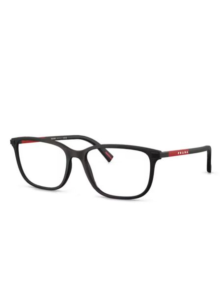  Prada Linea Rossa Gafas Con Logo Estampado - Negro 