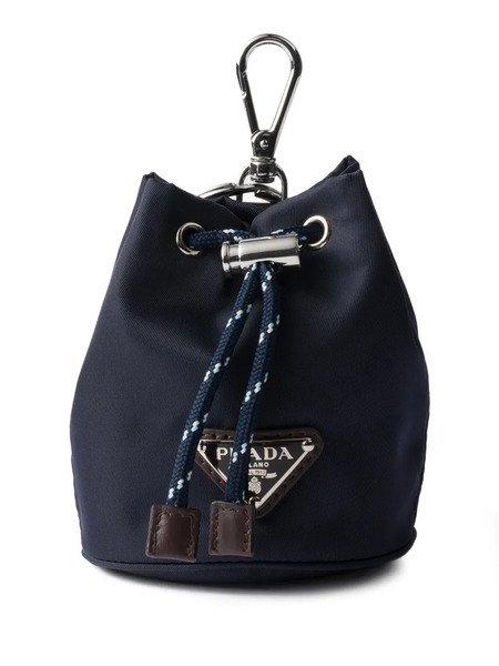 Prada Llavero Speedrock Re-nylon - Azul 