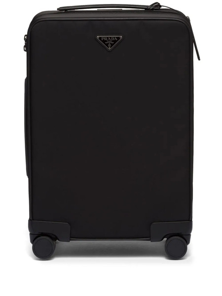  Prada Maleta Re-nylon Con Logo Triangular - Negro 
