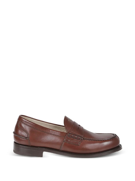  Prada Mocasines Con Logo - Marrón 