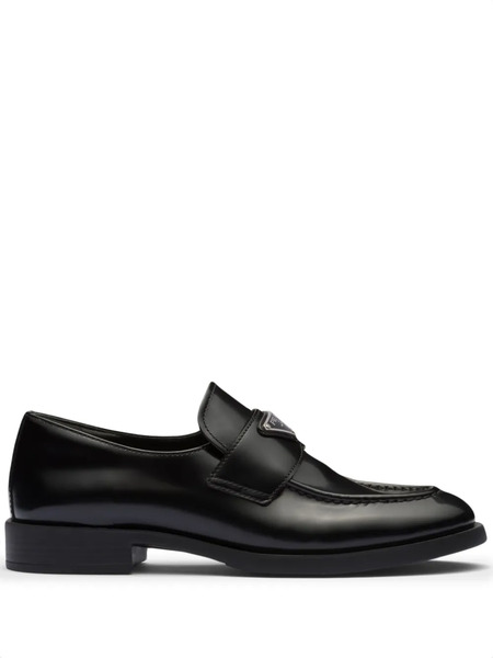  Prada Mocasines De Piel - Negro 
