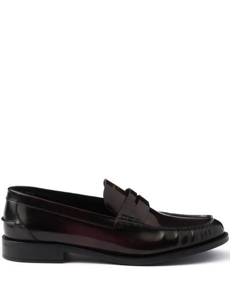  Prada Mocasines De Piel - Rojo 