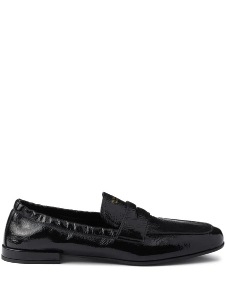  Prada Mocasines Shuffle Con Logo - Negro 