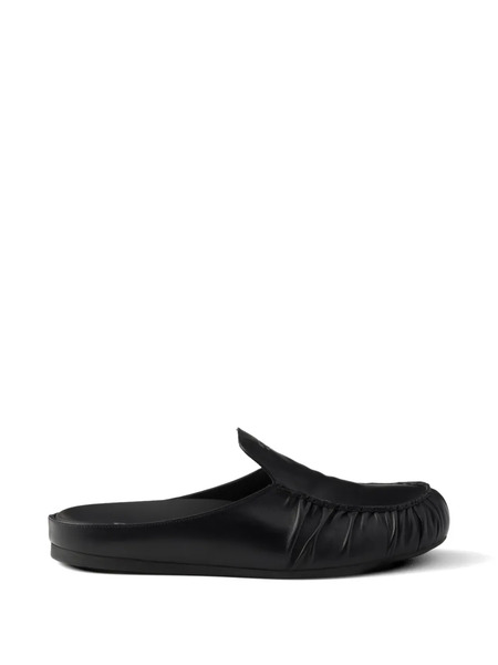  Prada Mules Con Puntera En Punta - Negro 