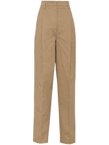  Prada Pantalones Lisos - Neutro 