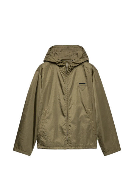  Prada Parka Re-nylon Con Capucha - Verde 