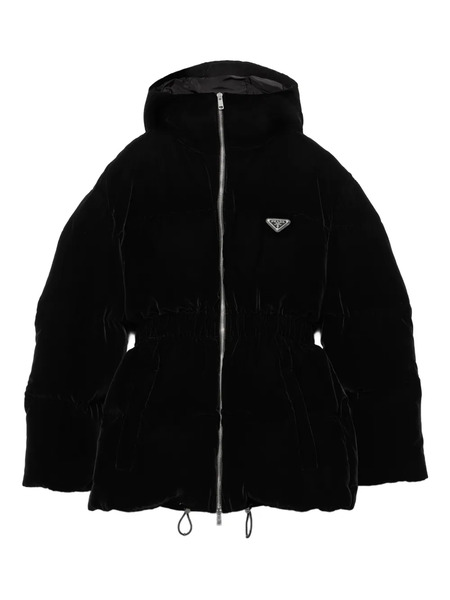  Prada Plumífero Con Botones - Negro 