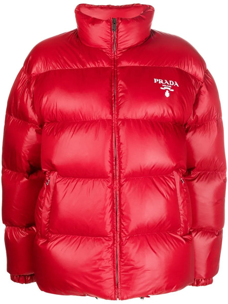  Prada Plumífero De Re-nylon - Rojo 