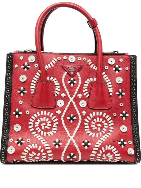  Prada Pre-owned Bolso Shopper Twin Pocket - Rojo 