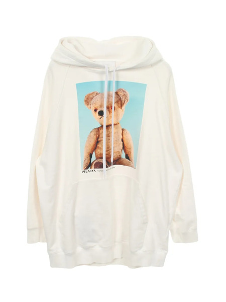  Prada Pre-owned Sudadera Con Capucha De Prada X David Sims 2000 - Neutro 