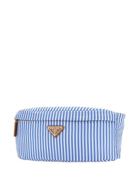  Prada Riñonera A Rayas - Azul 
