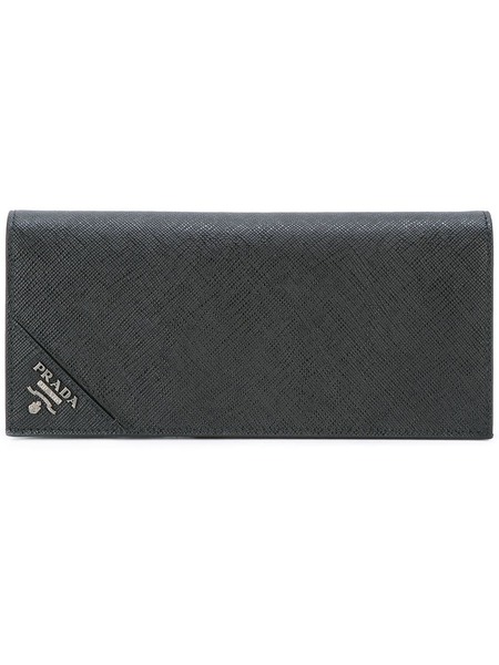  Prada Saffiano Document Holder - Negro 
