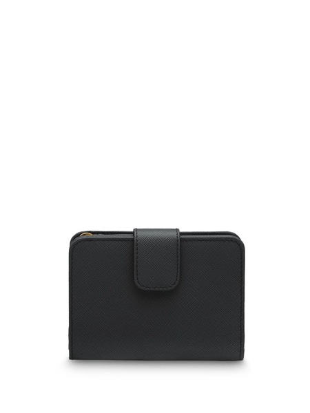  Prada Saffiano Leather Small Wallet - Negro 