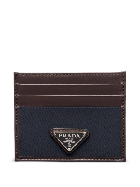  Prada Tarjetero Speedrock Re-nylon - Marrón 