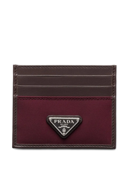  Prada Tarjetero Speedrock Re-nylon - Rojo 