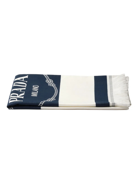  Prada Toalla De Algodón - Blanco 