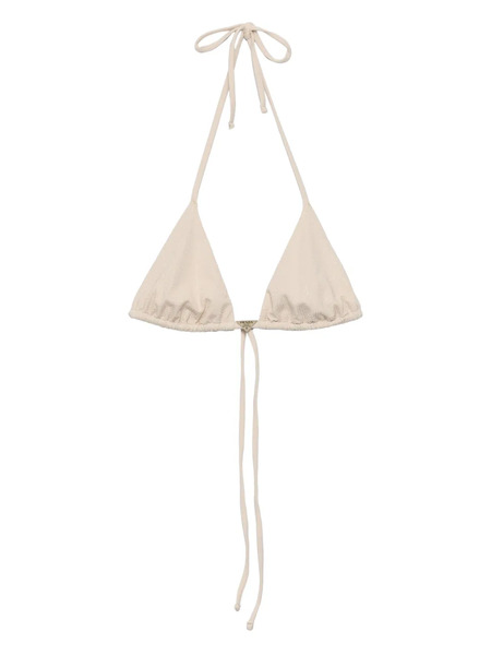  Prada Top De Bikini Con Apliques De Strass - Neutro 