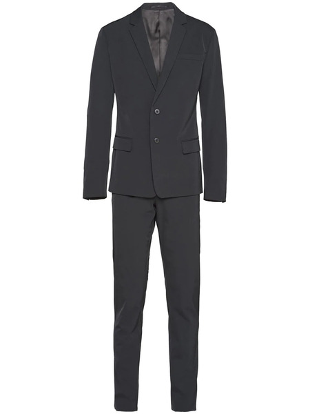  Prada Traje Con Botones - Negro 
