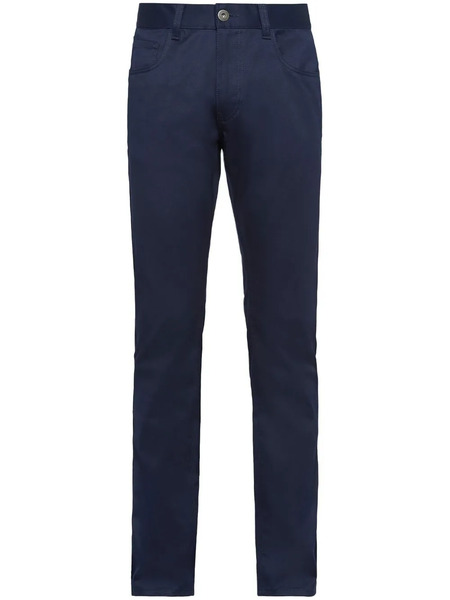  Prada Vaqueros Con Diseño De Cinco Bolsillos - Azul 