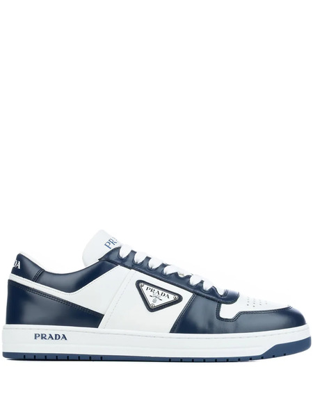  Prada Zapatillas Downtown Con Paneles - Blanco 