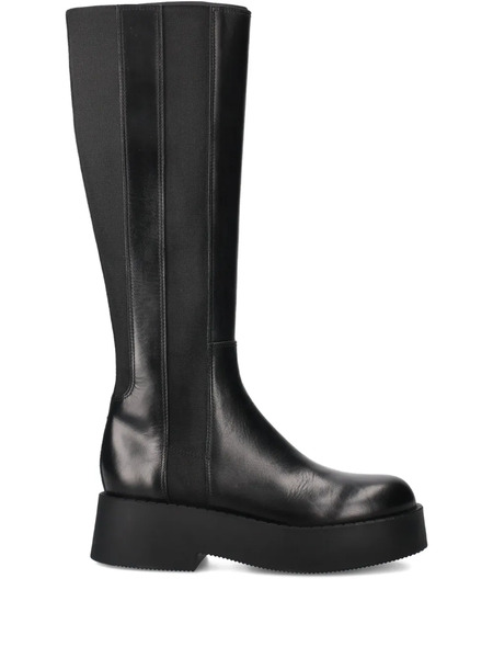  Premiata Botas Con Panel Elástico - Negro 