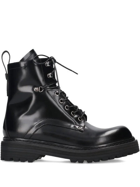  Premiata Botines Con Cordones - Negro 