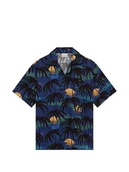  Probus Camisa Con Estampado Palmiers - Azul 