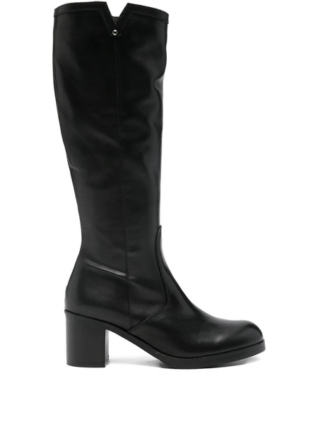  Progetto Botas Con Tacón Cuadrado - Negro 