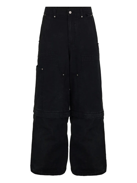  Protémoa Pantalones Cargo Convertible - Negro 