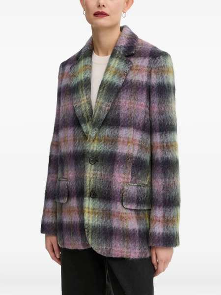  Ps Paul Smith Blazer A Cuadros - Morado 