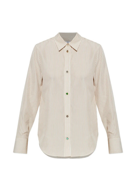  Ps Paul Smith Camisa A Rayas - Neutro 
