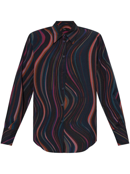  Ps Paul Smith Camisa Estampada - Azul 
