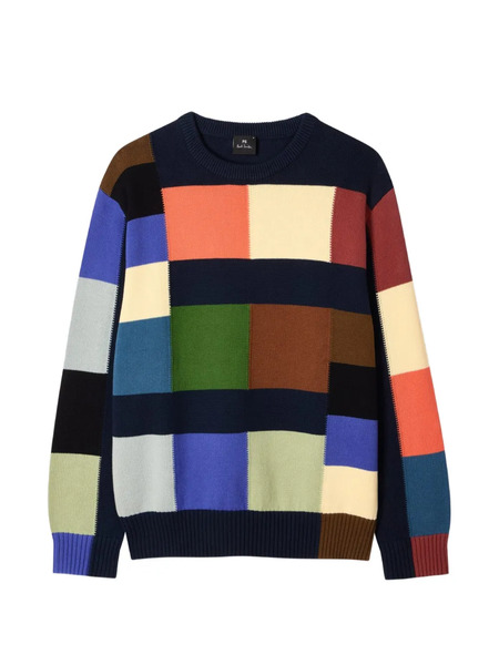  Ps Paul Smith Jersey Con Diseño Patchwork - Azul 