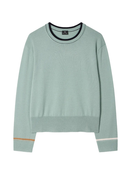  Ps Paul Smith Jersey Con Ribete En Contraste - Verde 