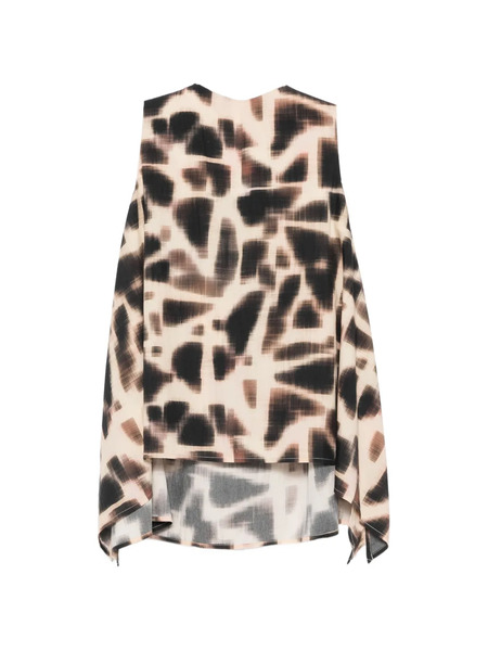 Psophia Top Con Estampado Abstracto - Neutro 