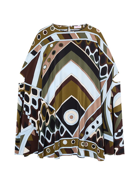  Pucci Caftán Con Estampado Vivara - Verde 