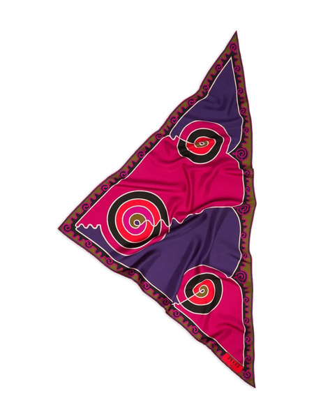  Pucci Fular Con Estampado Astro - Rosa 