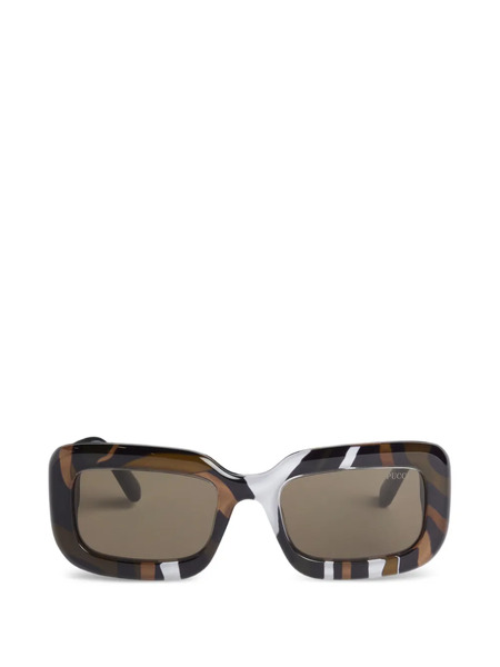  Pucci Gafas De Sol Marfa Con Montura Rectangular - Marrón 