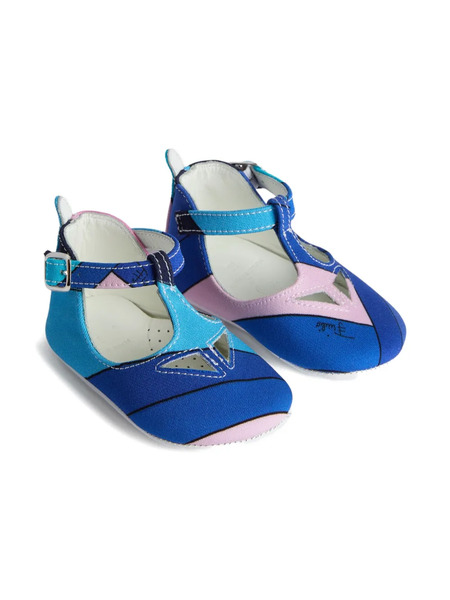  Pucci Junior Bailarinas Con Estampado Iride - Azul 