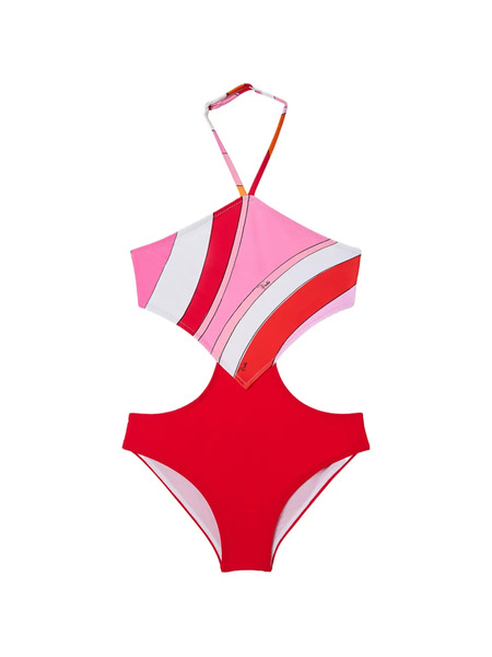 Pucci Junior Bañador Con Estampado Iride - Rojo 