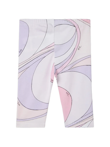  Pucci Junior Leggins Con Estampado Onde - Morado 