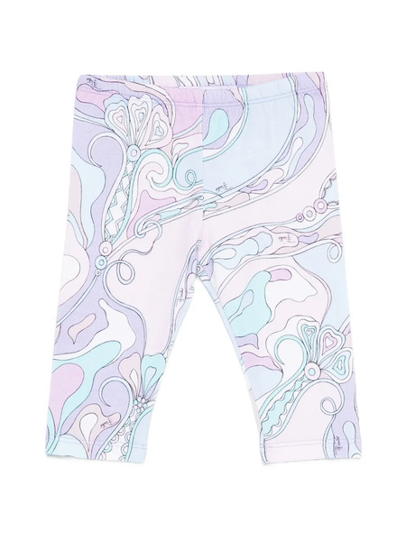 Pucci Junior Pantalones Con Estampado Iride - Morado 