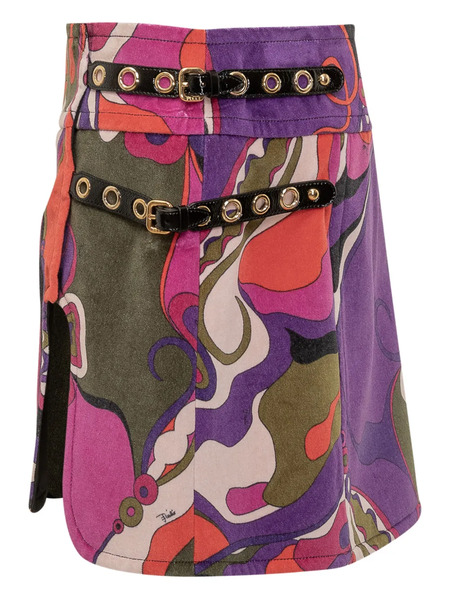  Pucci Minifalda Con Hebilla - Morado 