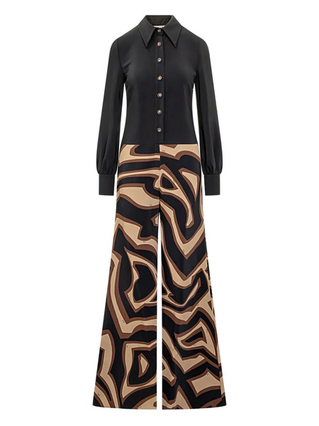  Pucci Mono Largo Con Botones - Negro 