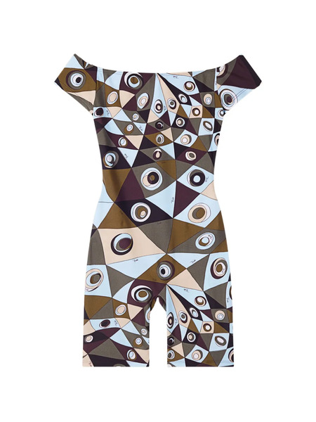  Pucci Mono Largo Con Estampado Occhi - Verde 