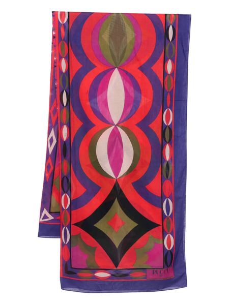  Pucci Pareo Con Estampado Collane - Morado 