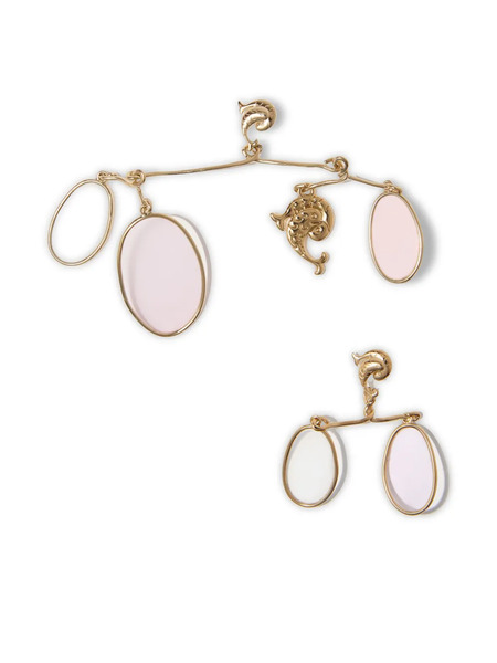  Pucci Pendientes Chandelier - Dorado 